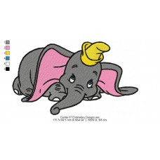Dumbo 07 Embroidery Designs